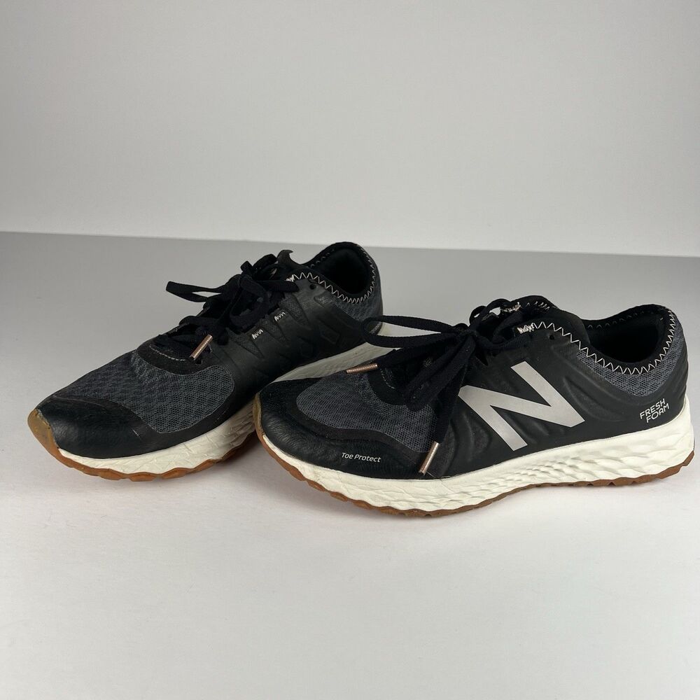 New Balance Sz 9 Fresh Foam Kaymin V1 Trail Running Shoes Black Toe Protect - Picture 2 of 7